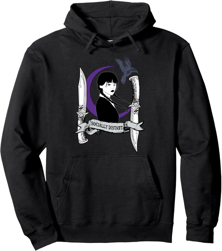 Wednesday Series Wednesday Social Distant Pullover Hoodie