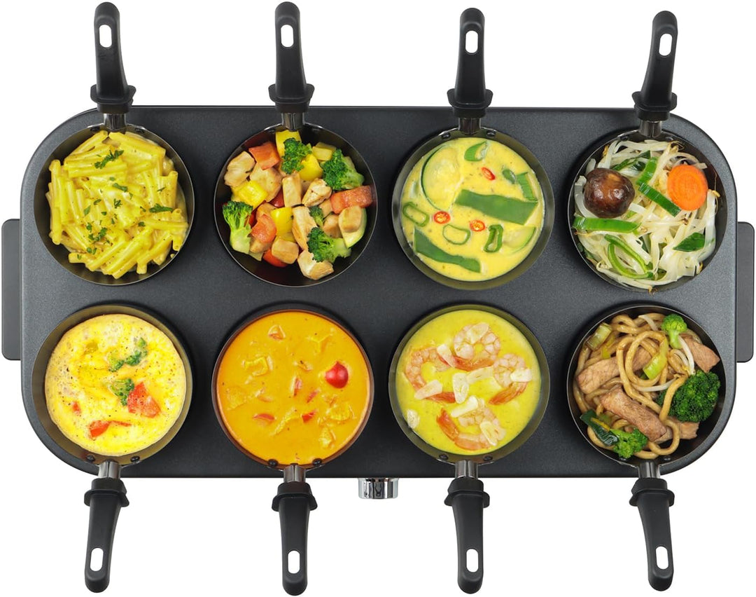 FRITEL Gourmet Wok Pancake GWP 2560 – Wok-Set/Pfannkuchenmaker – Party-Set – 1500 W – 8 x 15 cm – 1