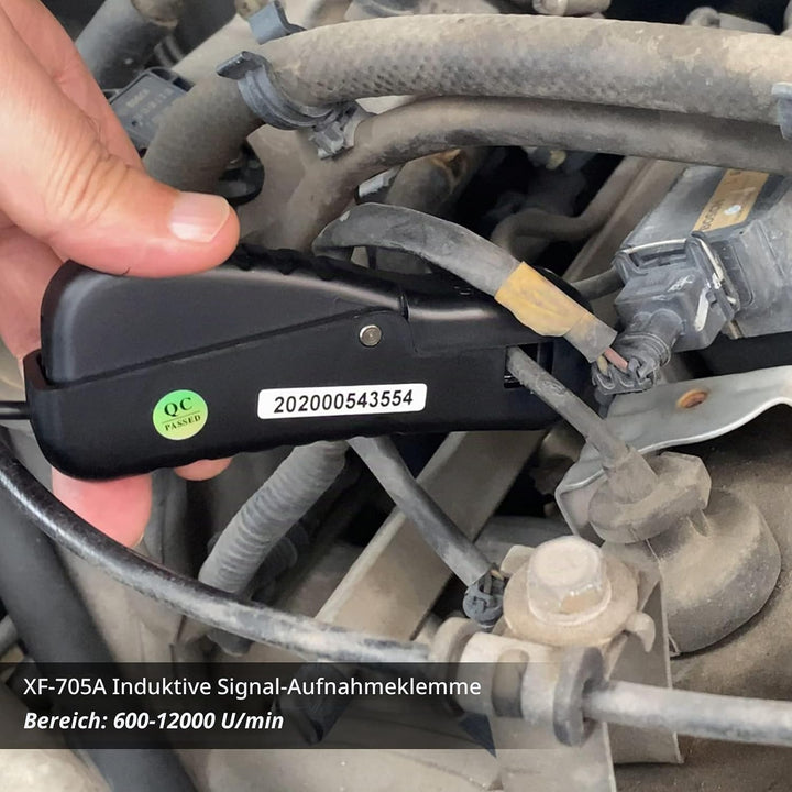 Digitales Automotive Multimeter &amp; Signal Pick Up Induktiver Klemme Set, Smart Multitester für AC/DC