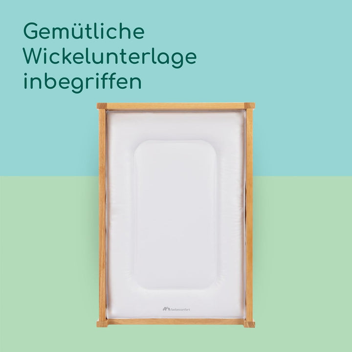 Bebeconfort Daisy, Baby Wickeltisch, 0–12 Mon. (11 kg), einschl. Wickelunterlage, wasserdicht, leich
