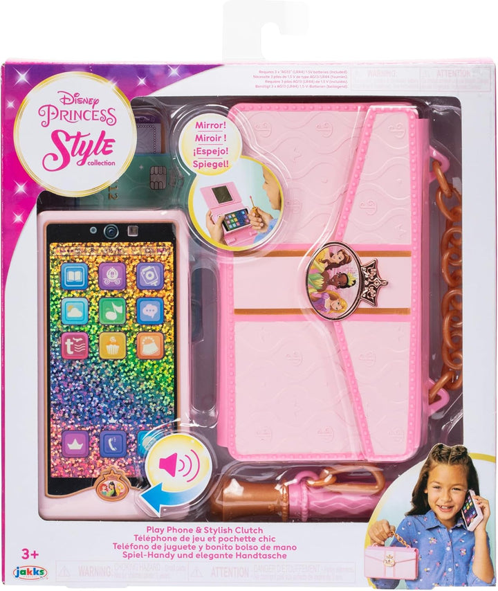 Disney Princess - Style Collection - Spieltelefon & stylische Tasche - enthält Spieltelefon, Spiel-L