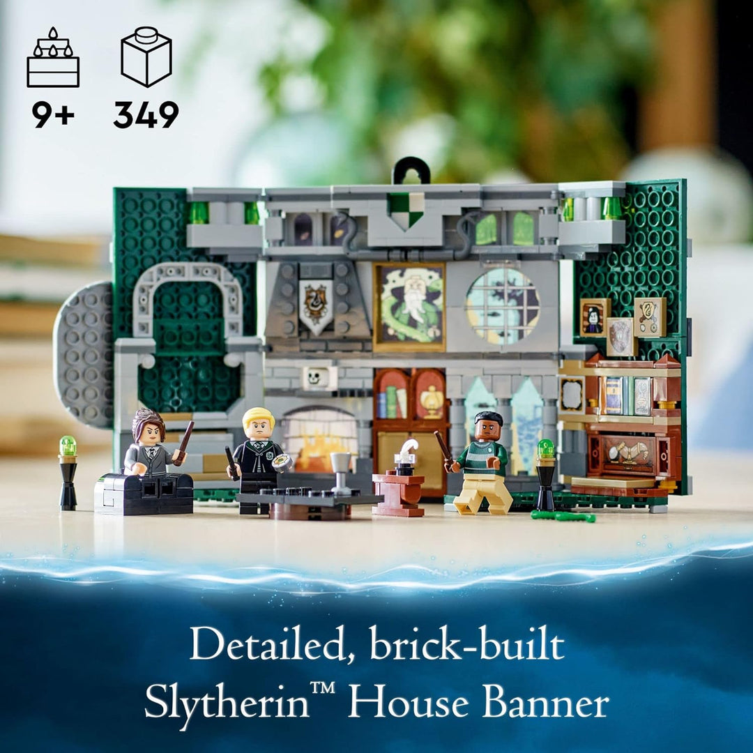 LEGO Harry Potter Slytherin Haus Banner Set 76410, Hogwarts Castle Gemeinschaftszimmer Spielzeug ode