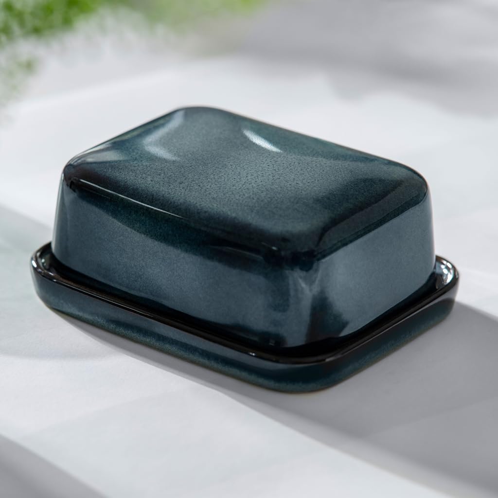 like. by Villeroy & Boch – Lave gris Butterdose Grau, Spülmaschinenfest, Mikrowellensicher, Buttersc