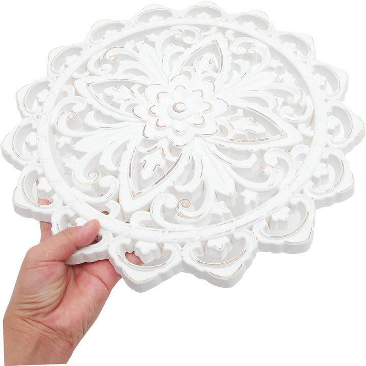 Garneck Retro 3D Dreidimensionale Dekorative Hängetafel Textur Geprägt Dekorativ Geprägt Wandbehang