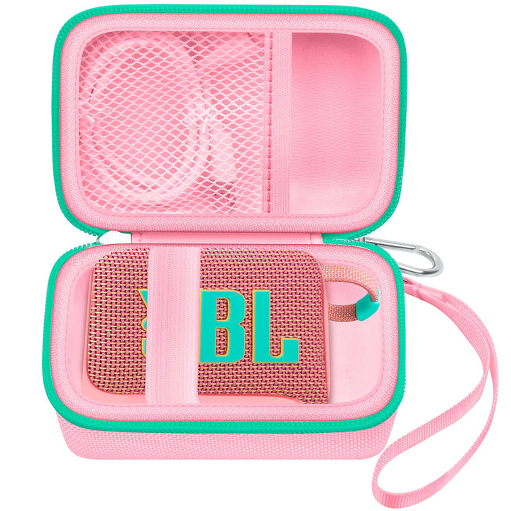 Tragetasche Kompatibel mit JBL Go 4 - tragbarer Bluetooth-Lautsprecher Box Pro Sound, Auch für Go 3/