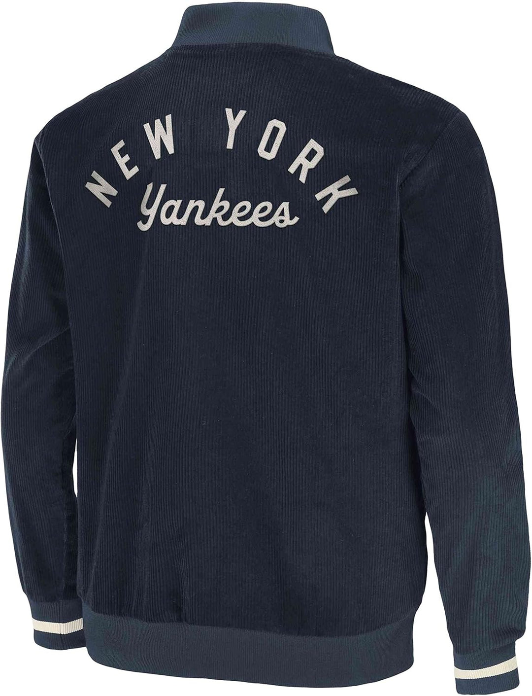 Fanatics - MLB New York Yankees Cord Bomber Jacke Farbe Blau M Blau, M Blau