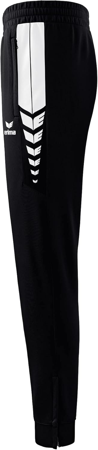 Erima Unisex Kinder Trainingshose Six Wings Funktionelle 152 Schwarz/Weiss, 152 Schwarz/Weiss