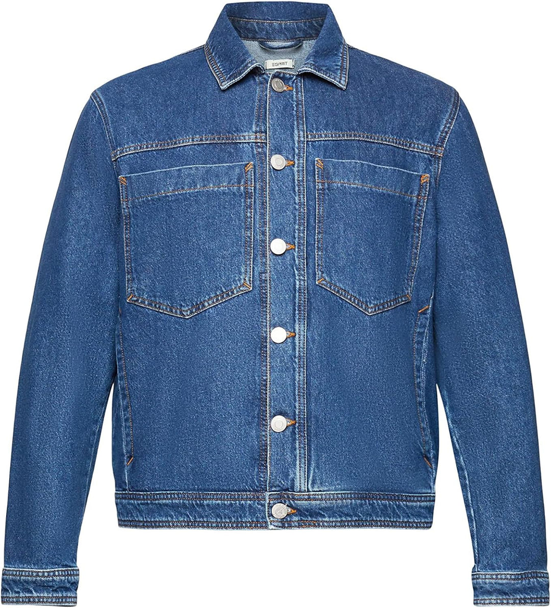 ESPRIT Denim-Jacke XS Blue Dark Washed, XS Blue Dark Washed