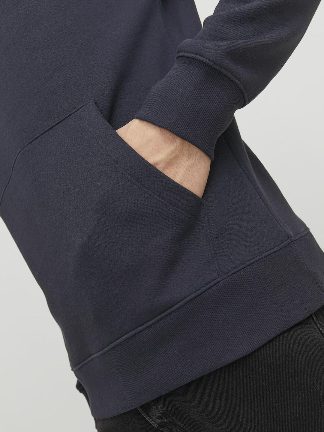 JACK & JONES Herren Hoodie Kapuzenpullover JJESTAR JJ Sweat Hood - Relaxed Fit XS Dark Navy, XS Dark