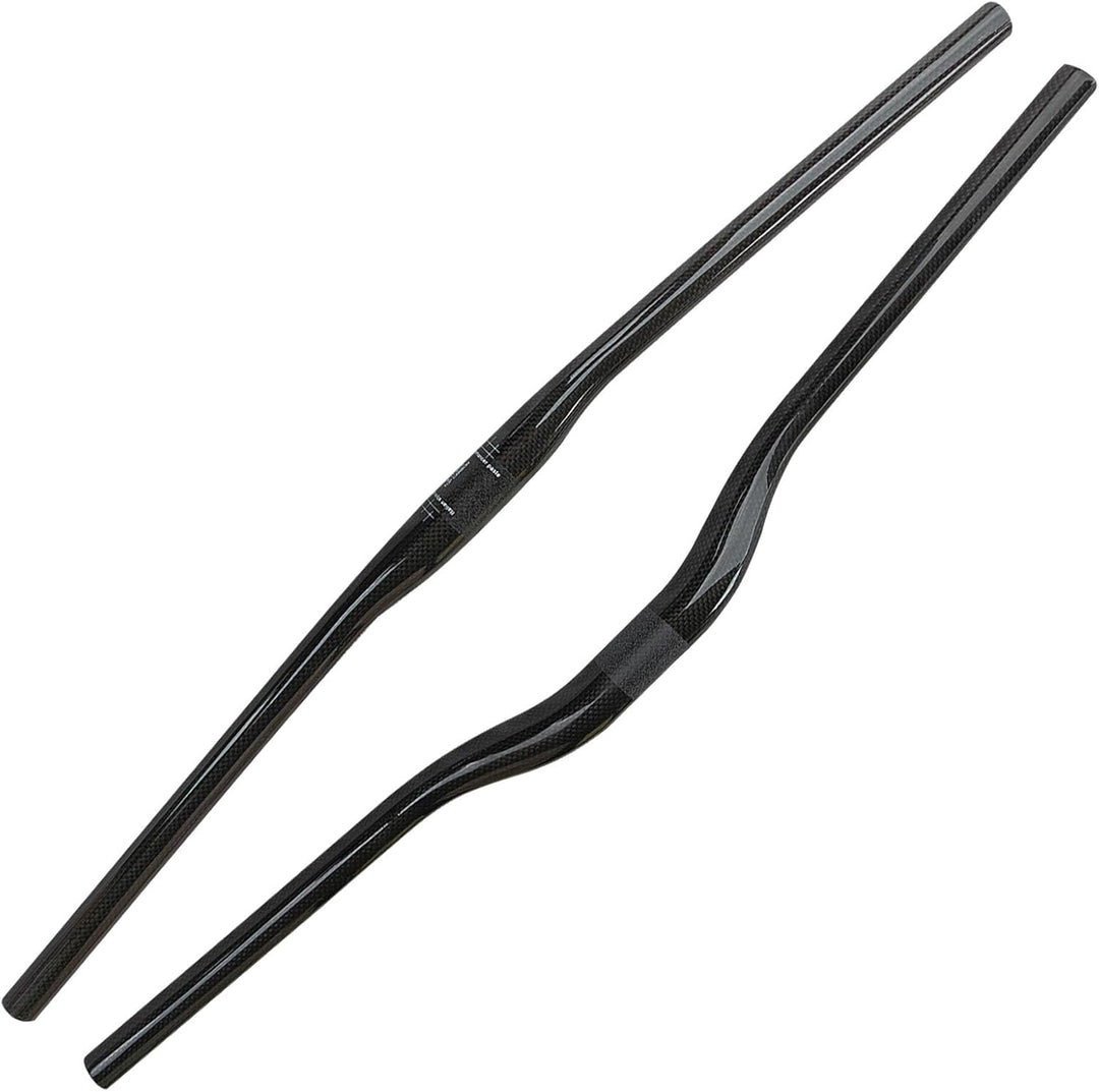 RXL SL 1-1/4"carbon lenker flatbar carbon mtb lenker mountainbike 3K glänzend 760mm Kein Logo 3K glä
