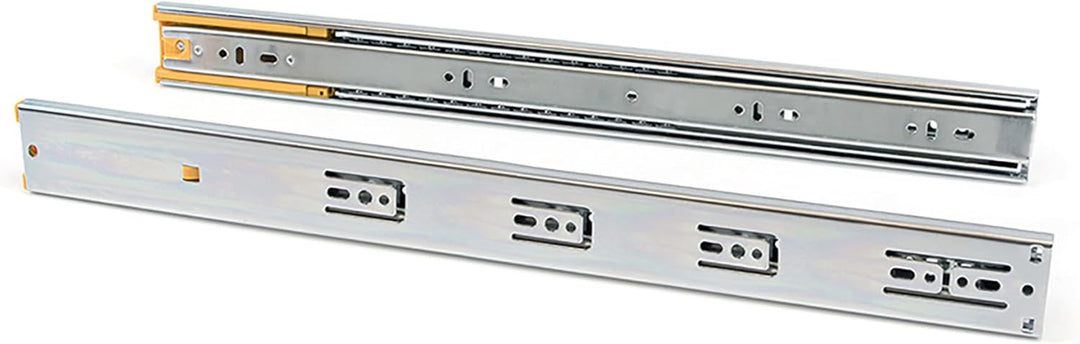 Emuca Seitliche Führungen für Schubladen mit Kugellager 45 mm x 550 mm;5 Stück L 550mm Verzinkt, L 5