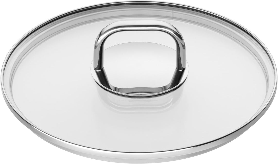 WMF Inspiration Kochtopf klein 16cm, Glasdeckel, Bratentopf Induktion 1,4l, Cromargan Edelstahl poli