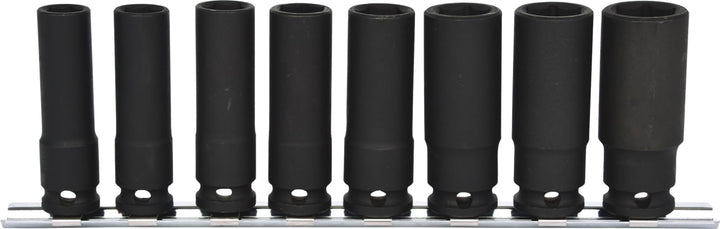 KS Tools 515.0648 3/8" Sechskant-Kraft-Stecknuss-Satz, lang, 8-tlg.