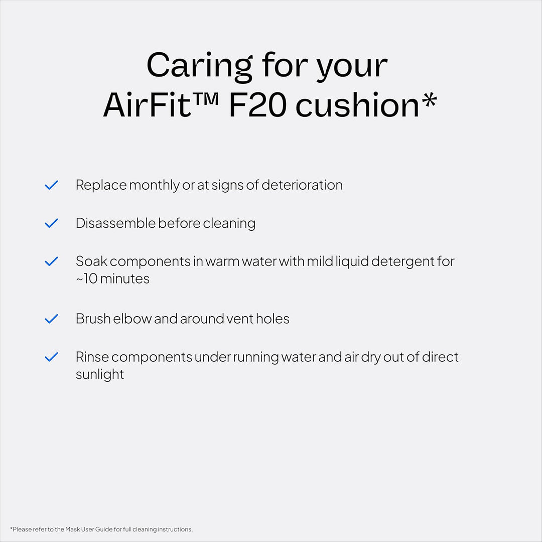 Kissen für AirFit F20 - Resmed Small klein