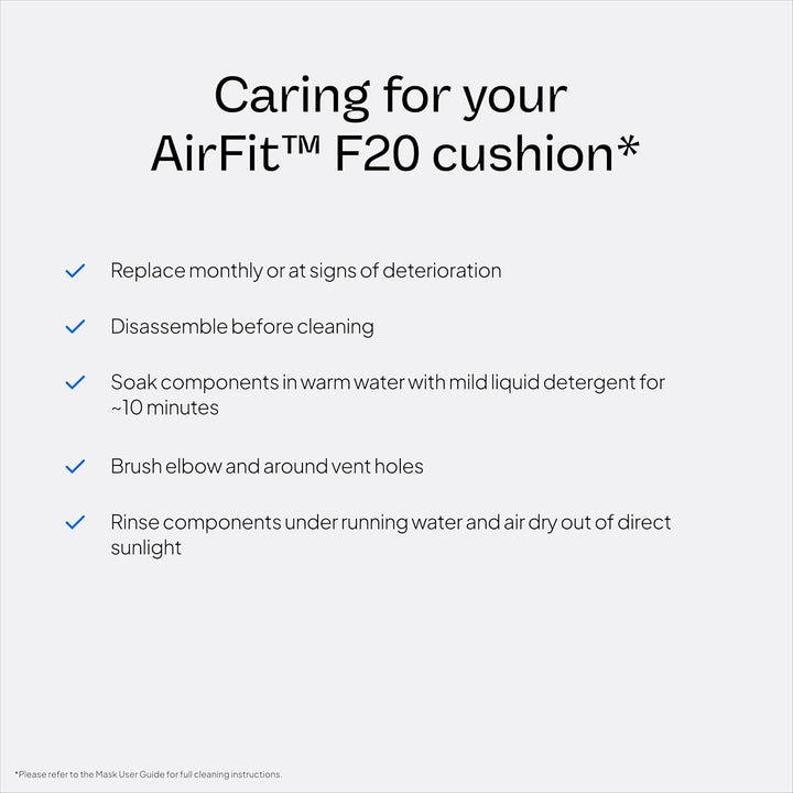 Kissen für AirFit F20 - Resmed Small klein