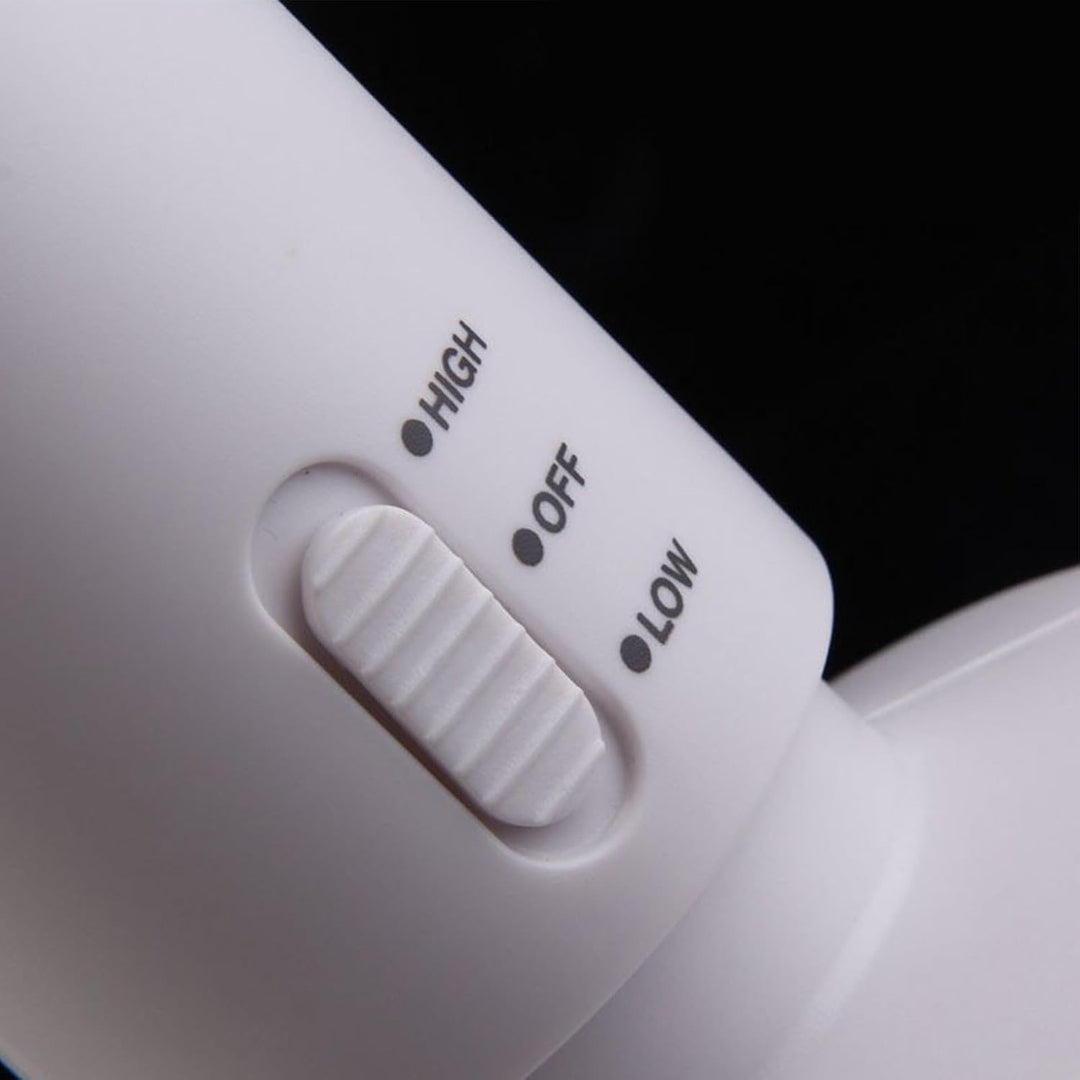 USB Flügelloser Turmventilator, Oszillierend 2 Geschwindigkeiten | Wiederaufladbar, Leiser Betrieb,