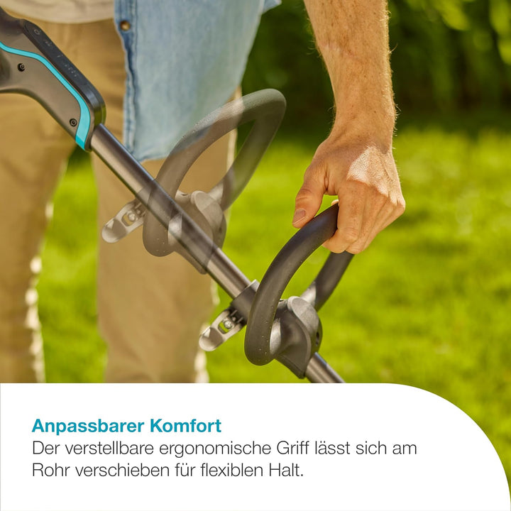 Gardena Akku-Trimmer PowerTrim 30/18V Set, Power for All-kompatibel, PowerBoost-Modus, 2-mm Trimmfad