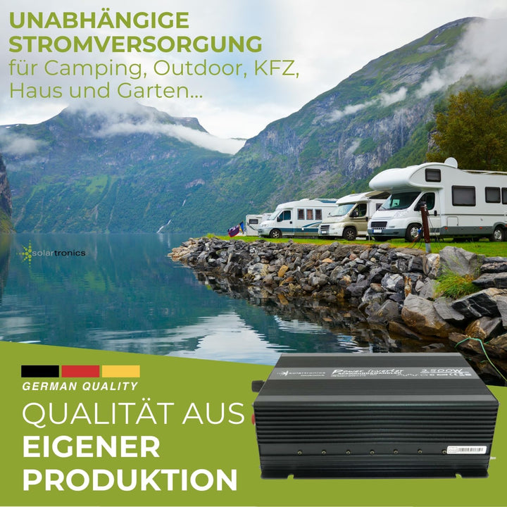 Spannungswandler 24V 2500/5000 Watt Inverter Wechselrichter