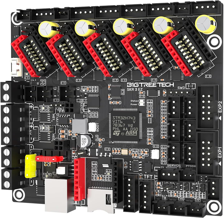BIGTREETECH SKR 3 EZ Mainboard Silent Motherboard 48 V Hochgeschwindigkeitsdruckunterstützung Marlin