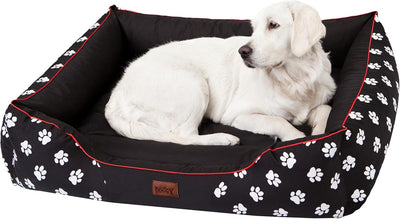 Hobbydog PRELCZ1 Hundebett Hundesofa Hundekorb Tierbett Prestige mit Pfoten, Grösse XL, 85 x 65 cm,