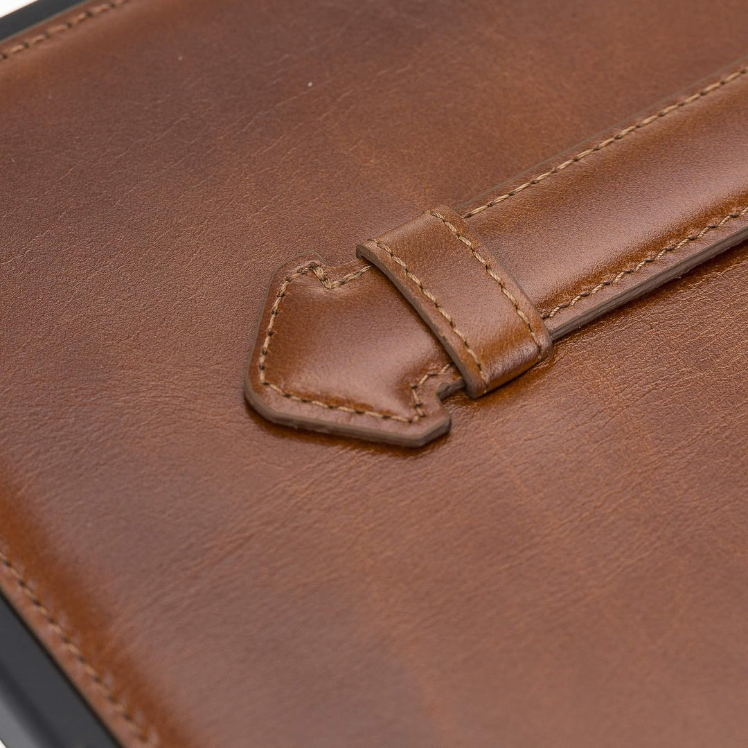 Solo Pelle Hülle geeignet für Apple iPad Pro 11" 2020 Echtleder Case aus echtem Leder. Unterstützt P