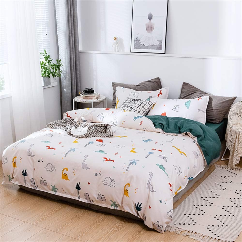 Odot Bettwäsche 135x200 cm 3 Teilig, Mikrofaser Bettwäsche-Set mit Reissverschluss + 2 Kissenbezüge