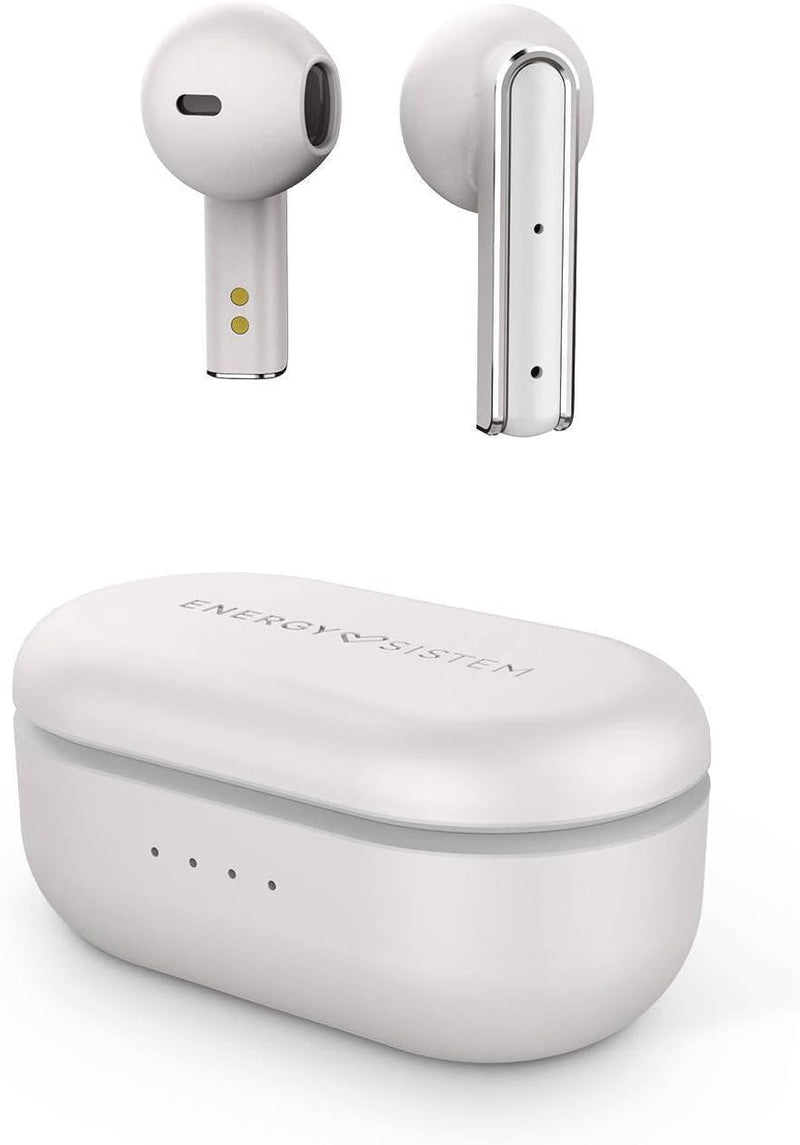 Energy Sistem Earphones True Wireless Style 4 Cream (Kopfhörer zum kabellosen Musikgenuss Kompaktes