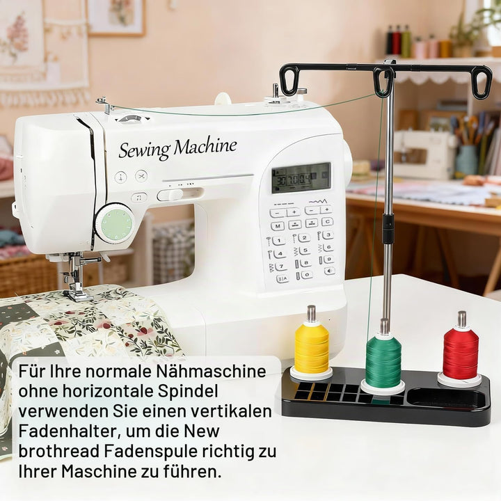 New brothread 16 Multi Farben Mehrzweck 100% Mercerisierte Baumwollfaden 30WT (50S/3) 600M zum Quilt
