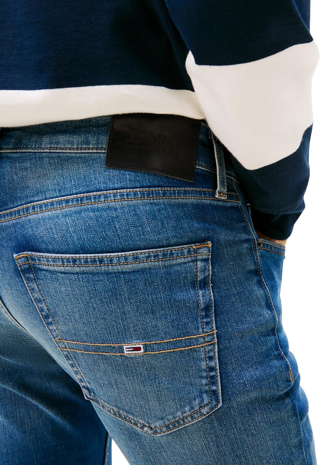 Tommy Hilfiger Herren Scanton Slim Wmbs Jeans 38W / 30L Wilson Mid Blue Stretch, 38W / 30L Wilson Mi