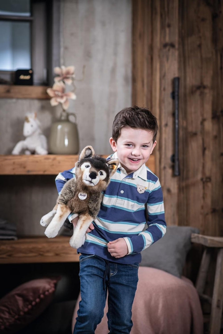Steiff Jungen Gestreift Poloshirt Langarm, 116