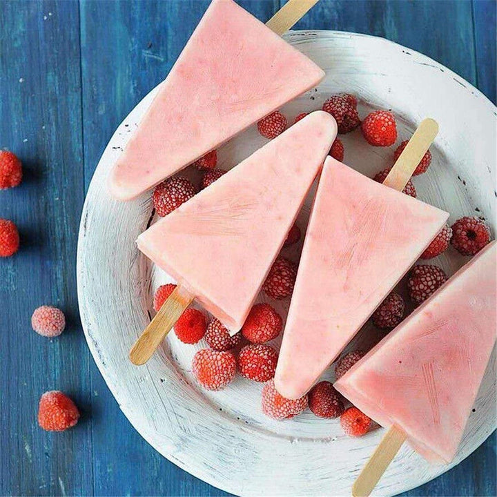Edelstahl 10 Stück DIY Eis Popsicle Form Eis Form und selbstgemachte ideal für Innen- und Aussenbere