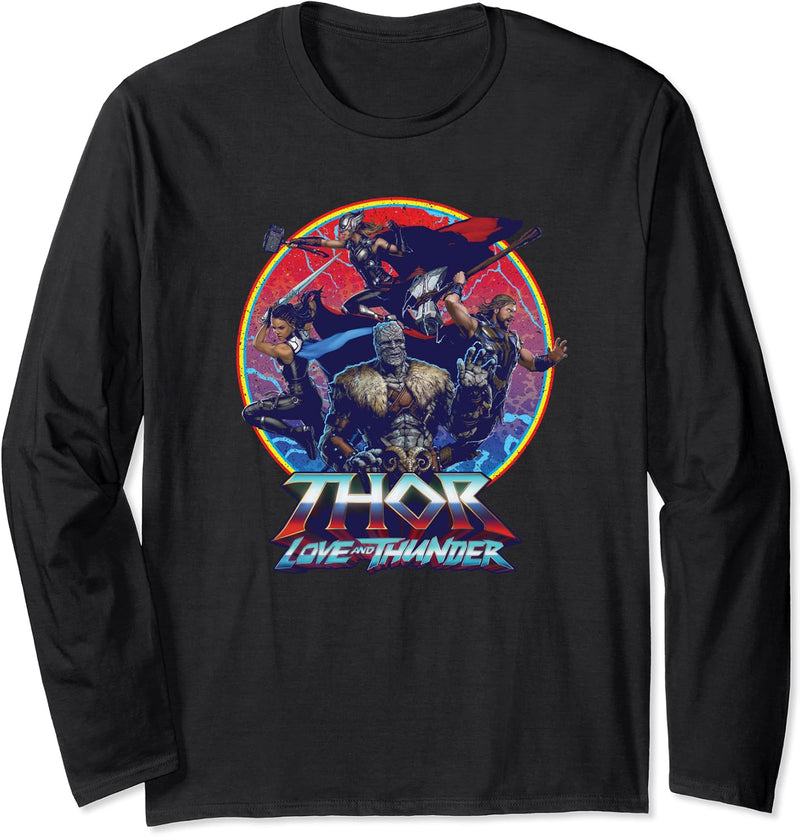 Marvel Thor: Love and Thunder Character Badge Langarmshirt