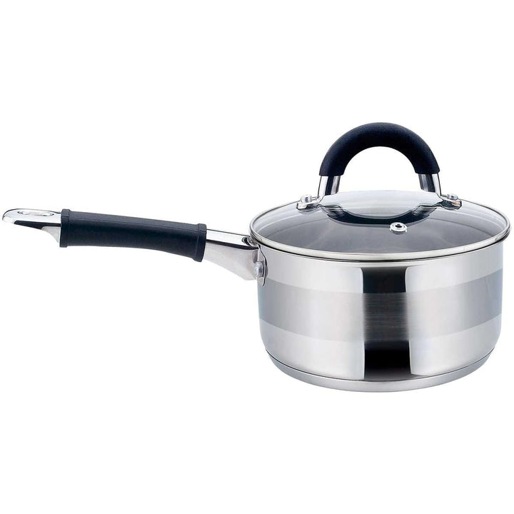Kochtopf mit Deckel und Griff 2L 18cm KH-1256 Edelstahl 18 cm, 18 cm