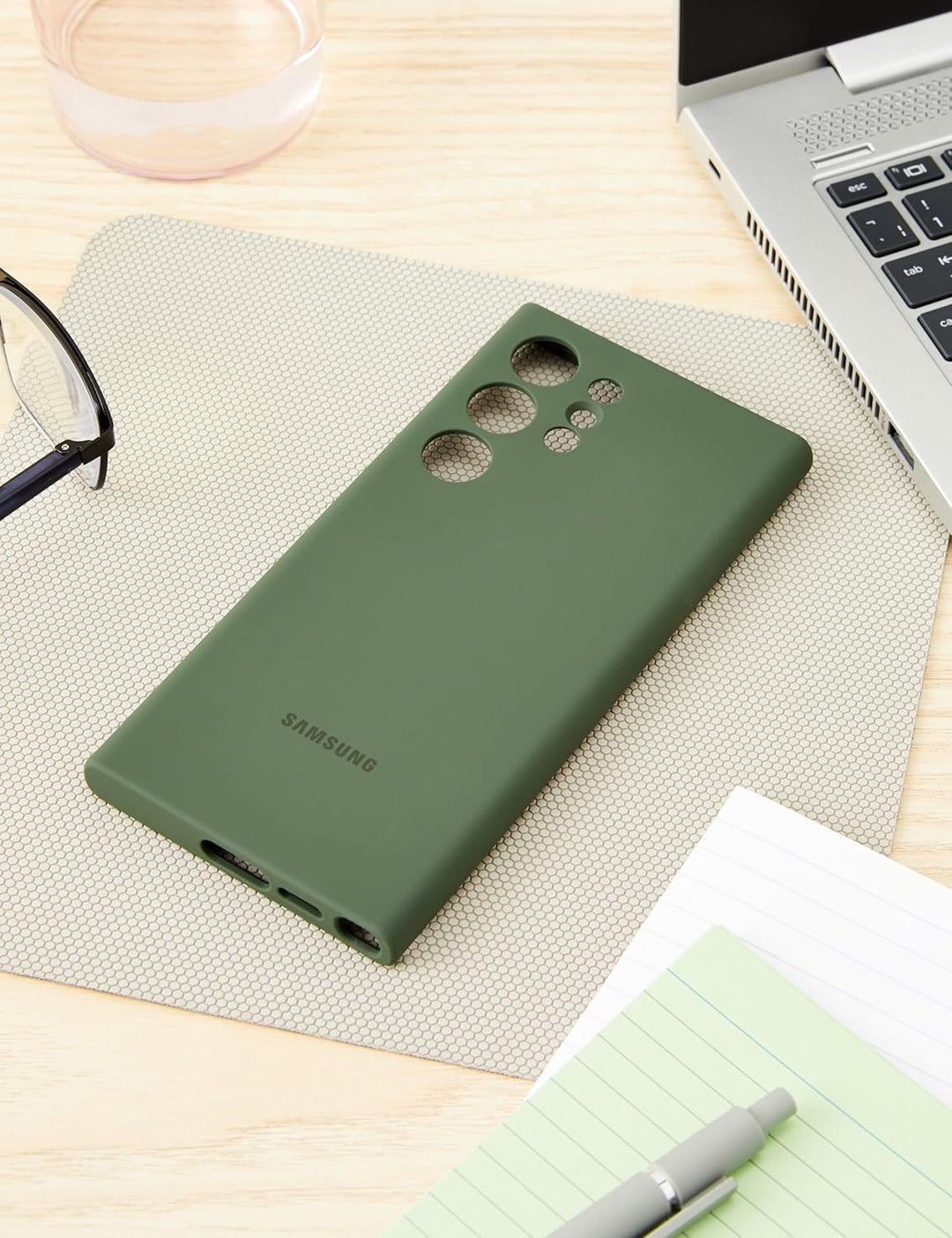Samsung Silicone Smartphone Case EF-PS918 für Galaxy S23 Ultra, Handy-Hülle, Silikon, Kratzfest, Sch