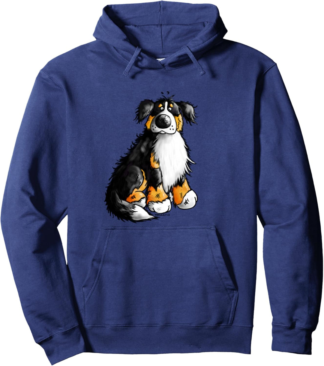 Happy Berner Sennenhund I Hunderasse Comic Hundefreunde Pullover Hoodie