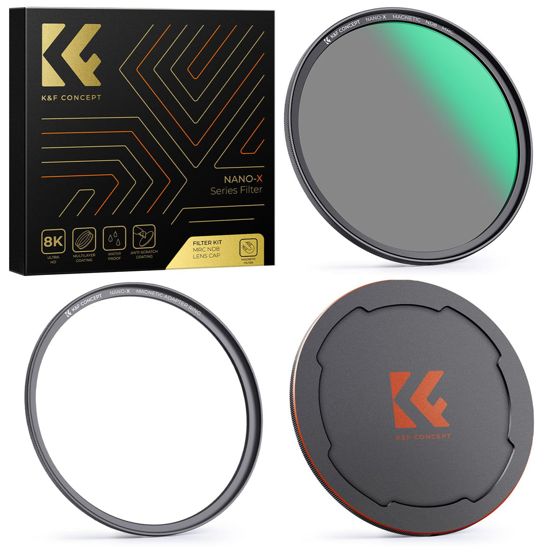 K&amp;F Concept Nano X-Serie ND Filter magnetisch Magnetfilter ND8(3 Blendenstufen) mit Objektivadapter-
