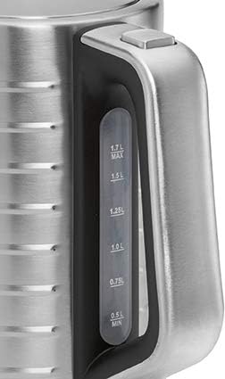 ProfiCook® Edelstahl-Wasserkocher | 1,7 Liter | 100° C | 850–2200 W max. | Wasserkocher | Aussenlieg