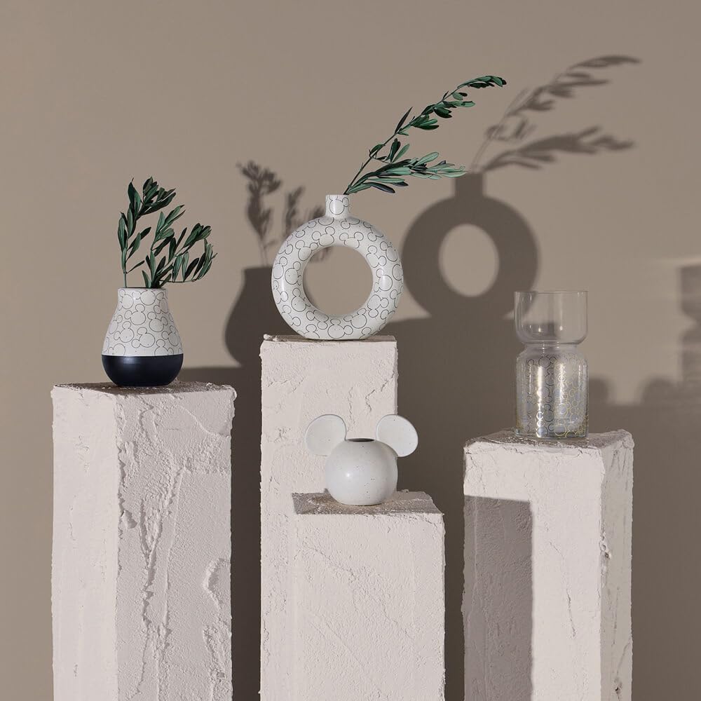 Disney Home Mickey Mouse Vase aus Keramik mit natürlichem Sprenkel-Design