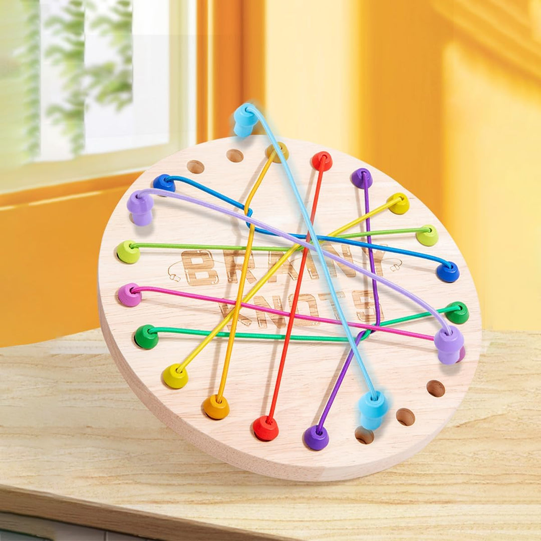 Brainy Knots Logikspiel–Geduldspiele & Rope-Challenge-Spiel für Kinder, Seiltricks und Familien-Bret