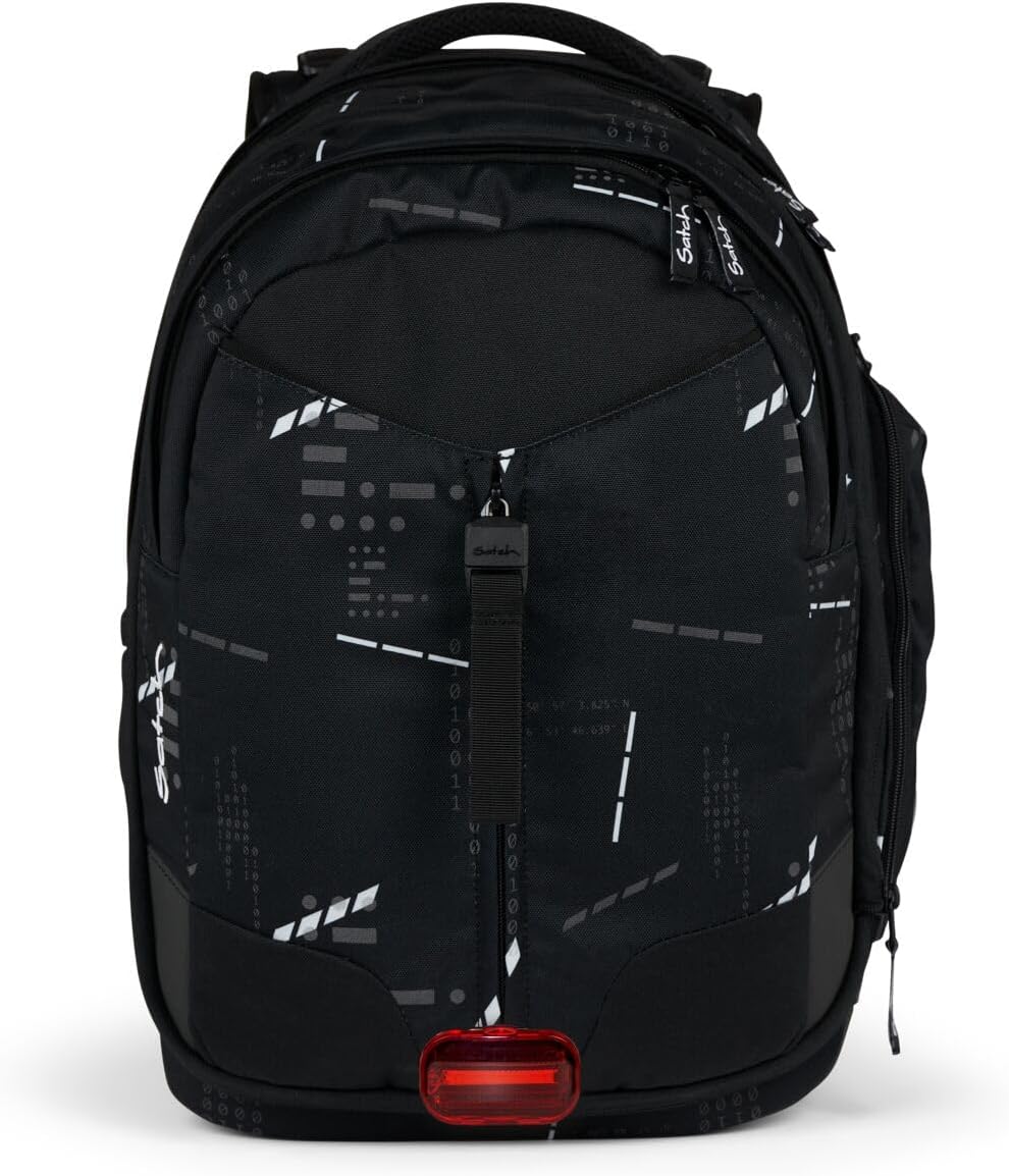 Satch Match Schulrucksack Set 3tlg. inkl. Schlamperbox und Sportbeutel Ninja Matrix, Ninja Matrix