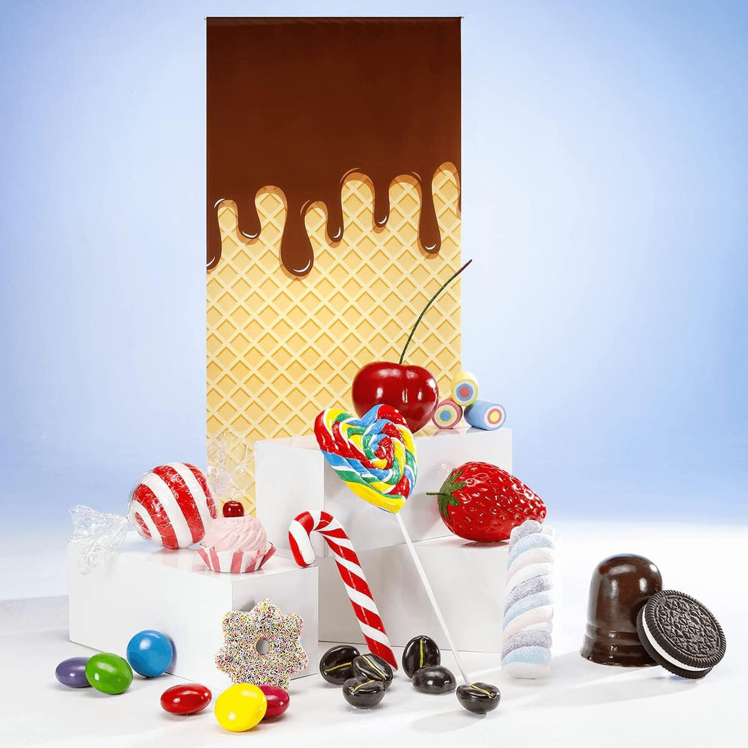 Deko XXL Schokokuss Lebensmittel-Attrappe, Imitat, Fake Dekoration 35 cm
