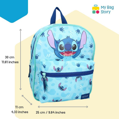 mybagstory - Rucksack – Stitch – Blau – Kinder – Schule – Kindergarten – Schulranzen Unisex – Grösse