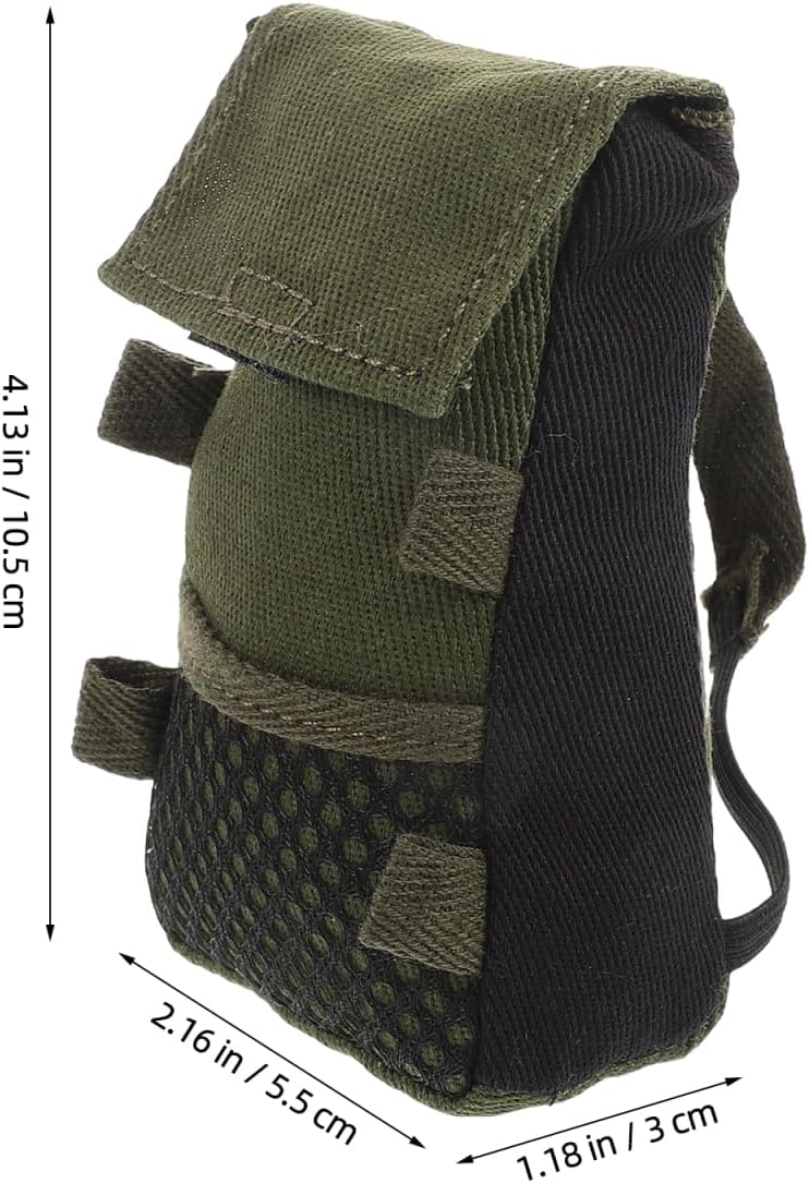 ibasenice Puppenrucksack Mini Rucksack Mädchen Puppen Schultaschen Kleiner Rollenspiel Miniatur Schu