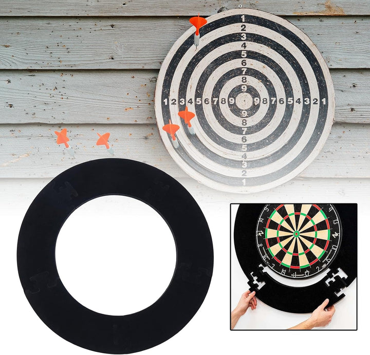 Dickly Dartscheiben-Umrandungs-Wandpolster, Dartscheiben-Wandschutz, Zielscheiben-Einfassung, Schutz