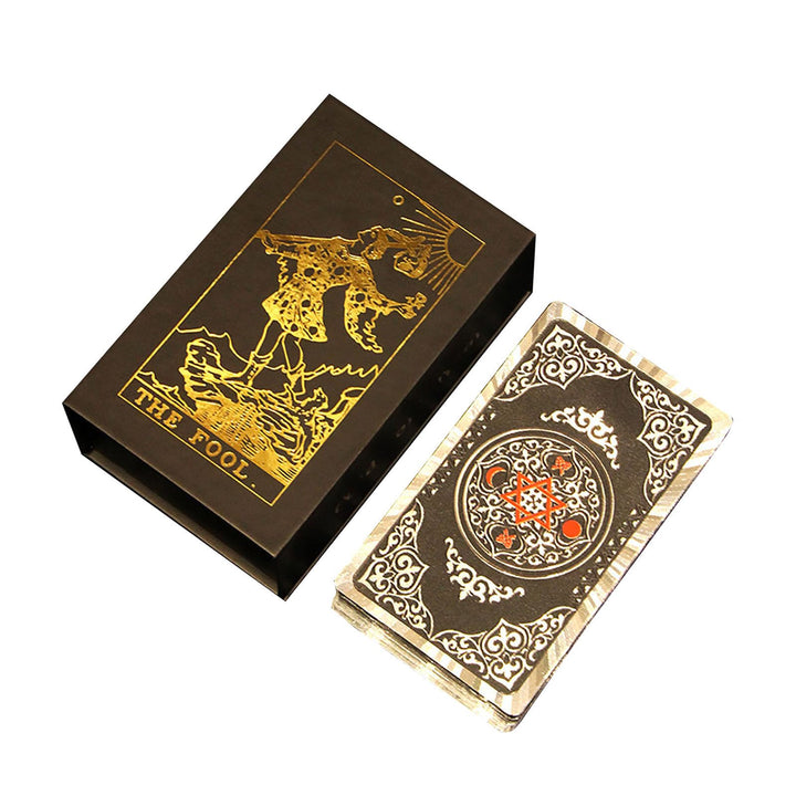 YLME Tarotkarten - Tarot Karten für Anfänger - Wasserdichtes PVC-Material - Tarot Cards - mit Buch -