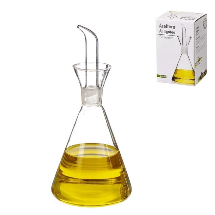 Ölflasche aus Glas, für Küchentisch, 125 cc, 250 cc, 500 cc, 750 cc, 1000 CC zur Auswahl, 250 ml, 25