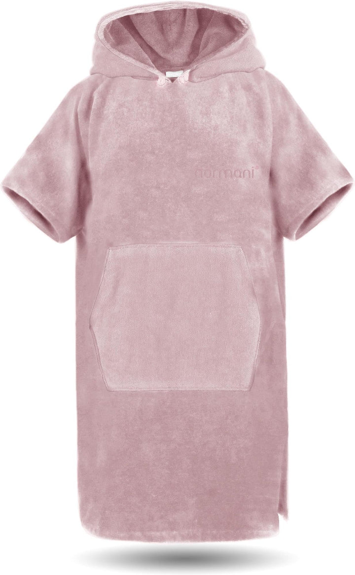 normani Baumwoll Surfer Poncho - Strandponcho - Handtuch-Poncho - Unisex Strand Umziehhilfe - geschl
