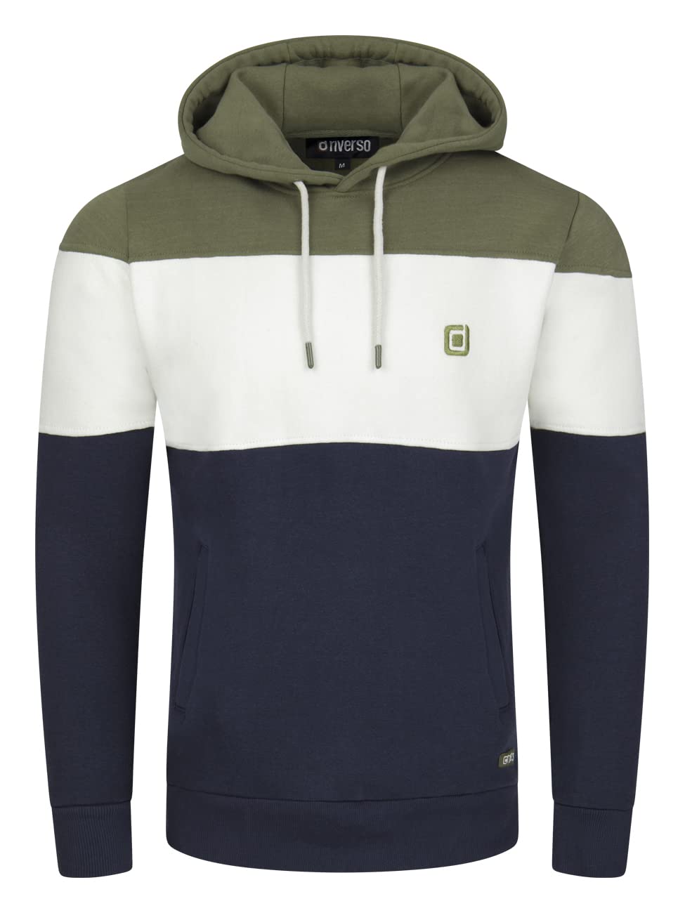 riverso Herren Kapuzenpullover RIVRemo Hoodie Sweatshirt Pullover Kapuze Kängurutaschen Regular Fit