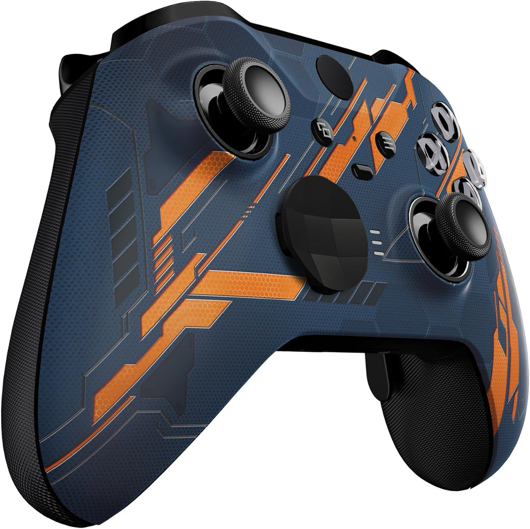 eXtremeRate Fluoreszierende Case für Xbox Elite Series 2 Controller, DIY-Ersatz Front Hülle&Joystick