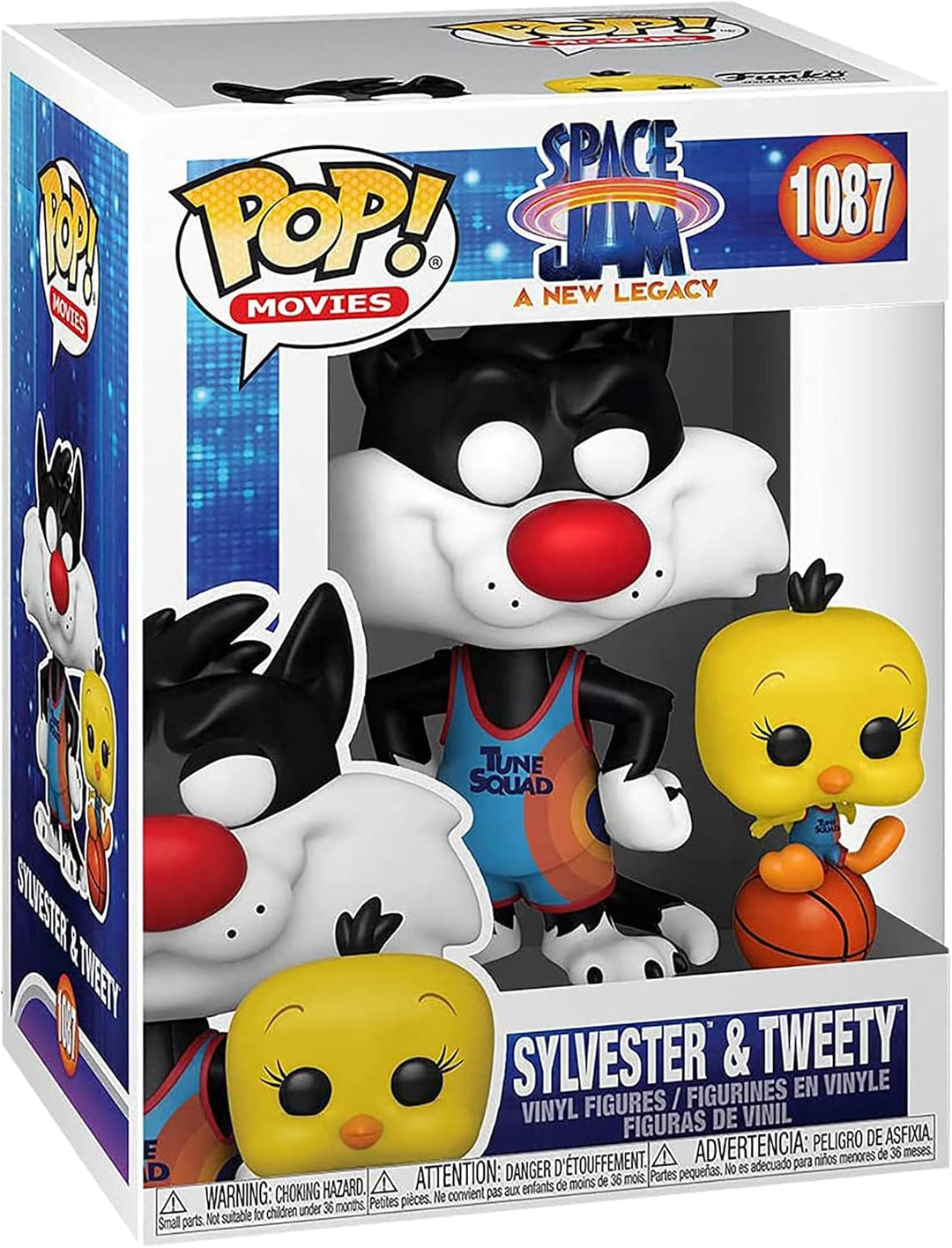 Funko Pop! and Buddy: Space Jam 2- Sylvester and Tweety - Vinyl-Sammelfigur - Geschenkidee - Offizie